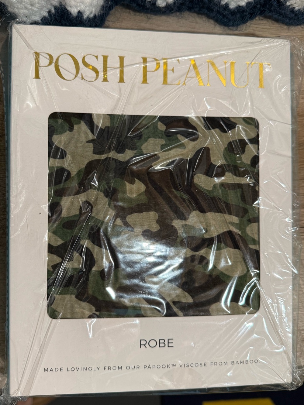 Posh Peanut Camo Woman’s robe